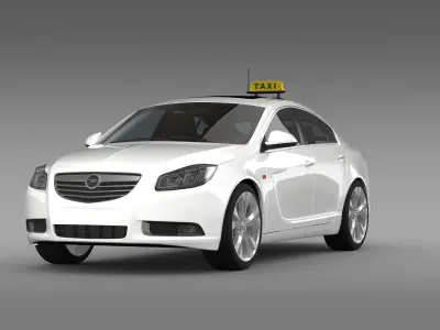 Opel Insignia Taxi 3D model