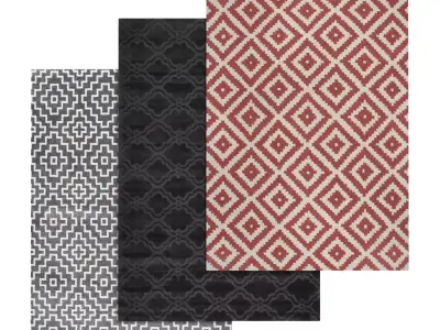 Rug Set 1387 3D model