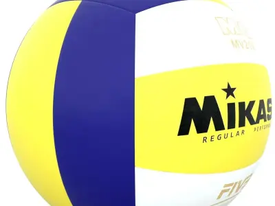 Volleyball Ball 3D model Low-poly 3D model