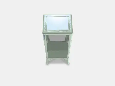FABRIKOR Glass-door cabinet 3 Low-poly 3D model