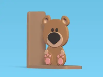 Bear Book Holder 3D print model