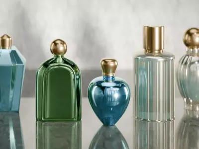 Modern Perfume Bottles for Branding Projects 3D model