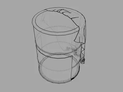 Oil Barrel FREE Low-poly 3D model