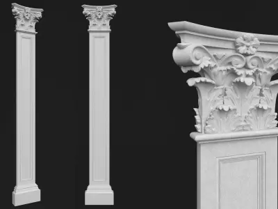 Column Decorative 3 3D model