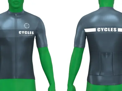 Cycling Jersey 3d Model 3D model