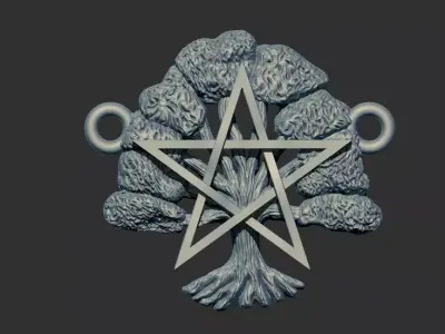 Tree Pendant 34146 3D print model