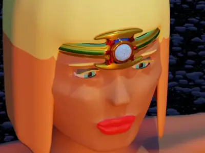 Brain communication device Free 3D model