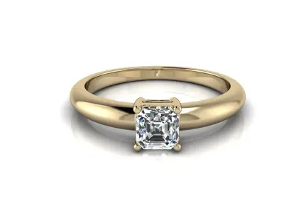 Jewelry Diamond Ring 3D print model