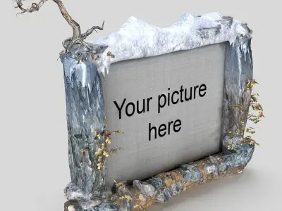 Ground picture frame 3D model