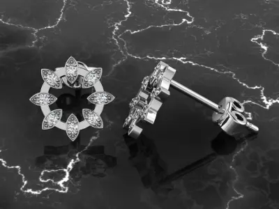 Jewelry Earring 3D print model