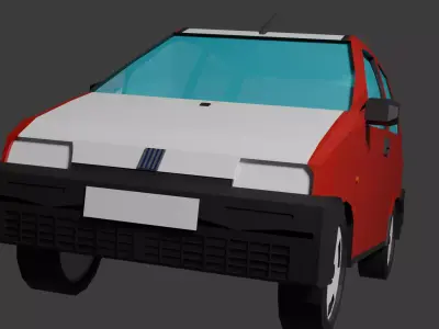 Fiat Cinquecento 3D model