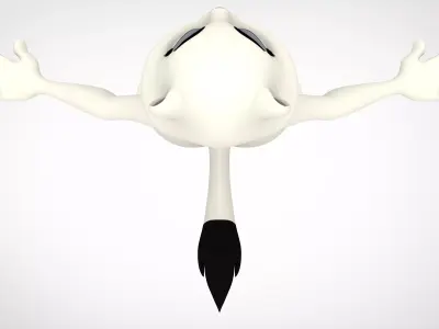 Olivia Weasel 3D model