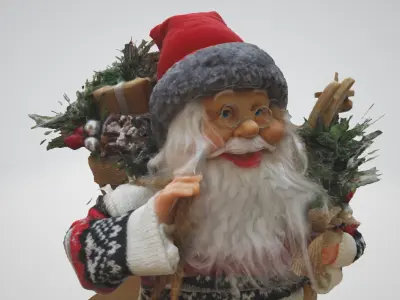 Realistic Santa Claus Decoration 3D Scanned Model  3D model