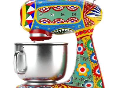 SMEG STAND MIXER SMF02 3D model