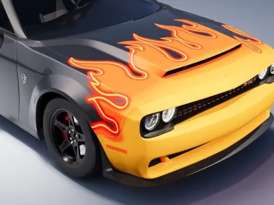Dodge Demon SRT 3D model