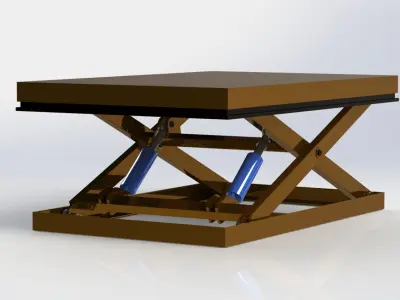 Hydraulic Jack  Full 3D Model  Engineering Drawings 3D model
