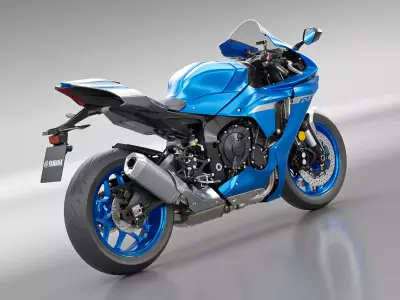 YAMAHA YZF R1 2020 Low-poly 3D model