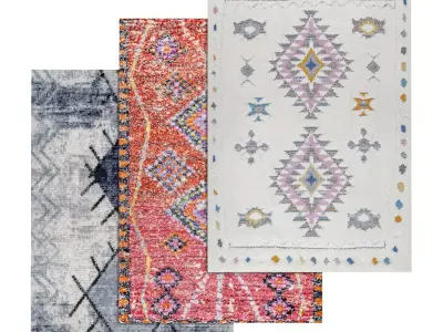Rug Set 1372 3D model