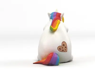 Unicorn Toy Model 3D model