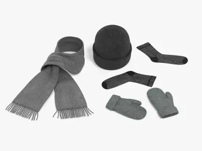 -Winter Accessories- 3D model