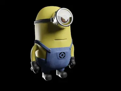 Minion  Low-poly 3D model