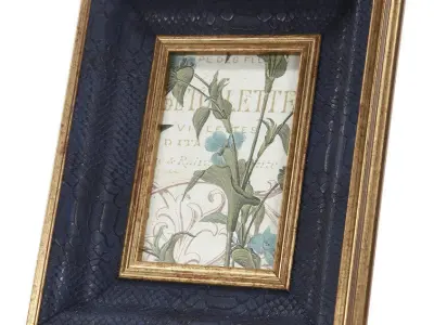 Leather Picture Frame 3D model