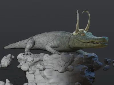Alligator Loki 3D model