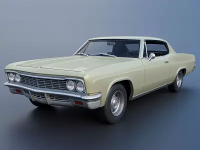 Chevrolet Caprice 1966 3D print model