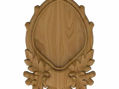 Carved panel painting STL 3D model purchase