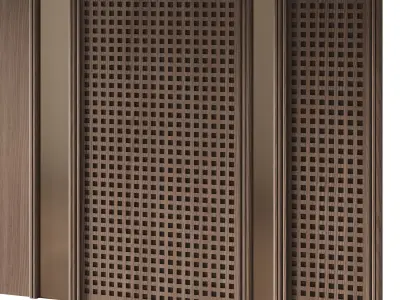 Decorative V50 Wall Panels 3D model