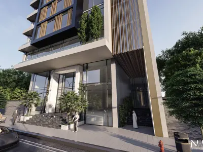 Office Building Exterior Design 3D model