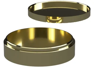 Intel wafer storage box gaming decor  3D print model