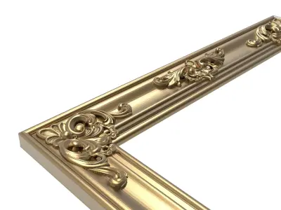 carved frame 3D model 19