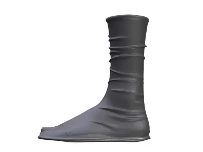 Warrior Shoes 78 - All MH Bodies - UE5 Skeletons - Rigged Low-poly 3D model