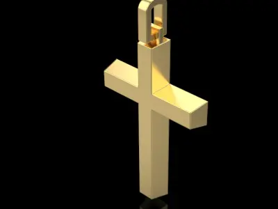 Cross Pendant 8517 3D print model