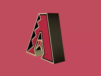Arizona Diamondbacks Team Logo 3D model