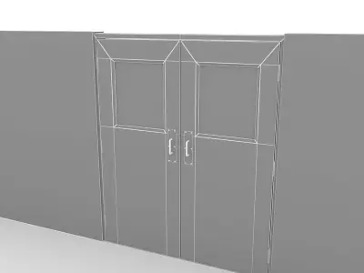 Door wall 3D model