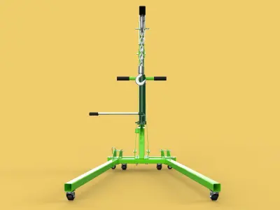 ENGINE CRANE HOIST LIFTING STAND FOLDABLE MOBILE HYDRAULIC JACK 3D model