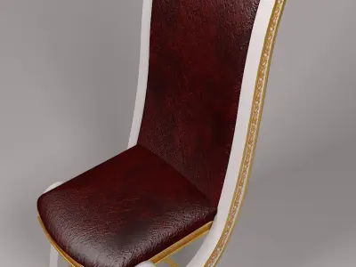 CLASSIC CHAIR Low-poly 3D model