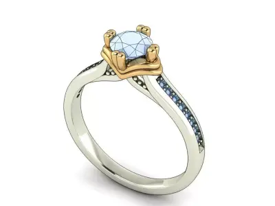 Diamond Ring 004 Free 3D print model