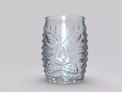Tikki glass - 3D Printable Model 3D print model
