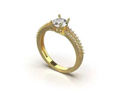 ring code 195 3D print model