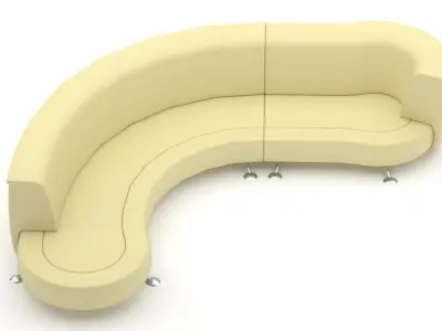 Corner sofa De Sede 3D model