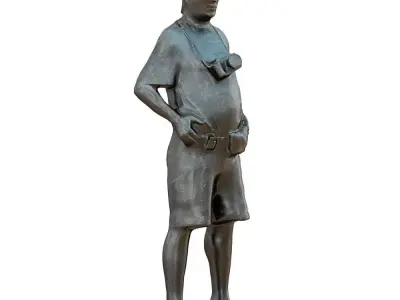 Photographer Sculpture 3D model