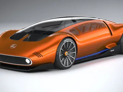 Mercedes-Benz Vision 111 Concept 2023 3D model