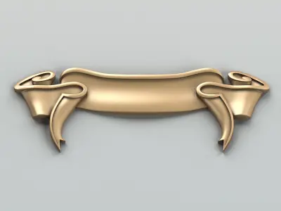 Decorative Ribbon 005 3D model