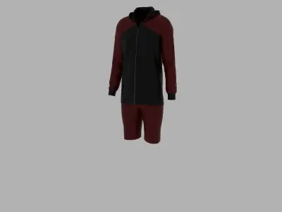 Sport Suit Low-poly 3D model 47