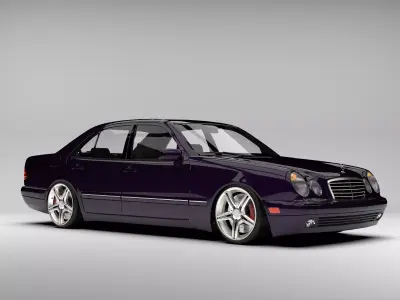 MERCEDES BENZ E - CLASS W210 SEDAN 3D model