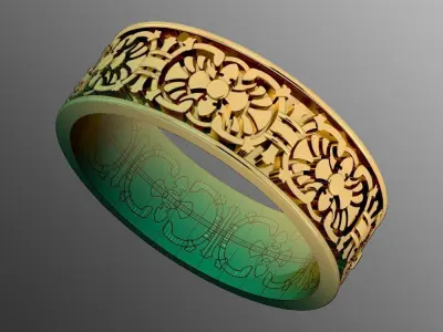 Ring dp 3 3D print model