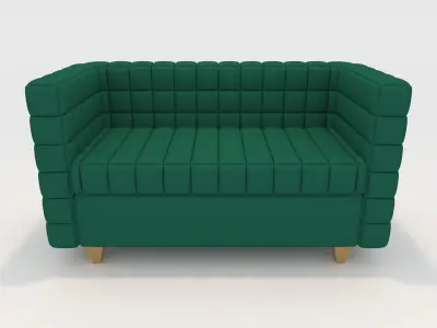Sofa 2 Seater 9 3D model